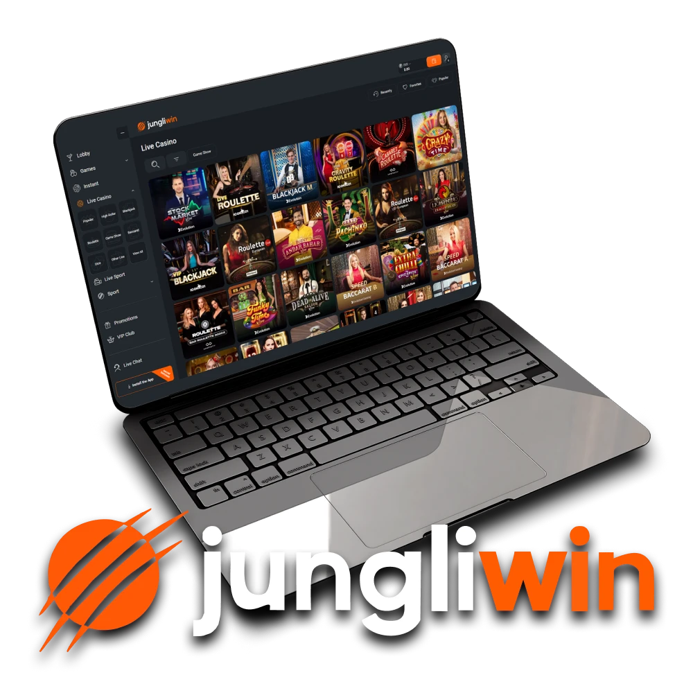 To play at Jungliwin, choose a live casino.