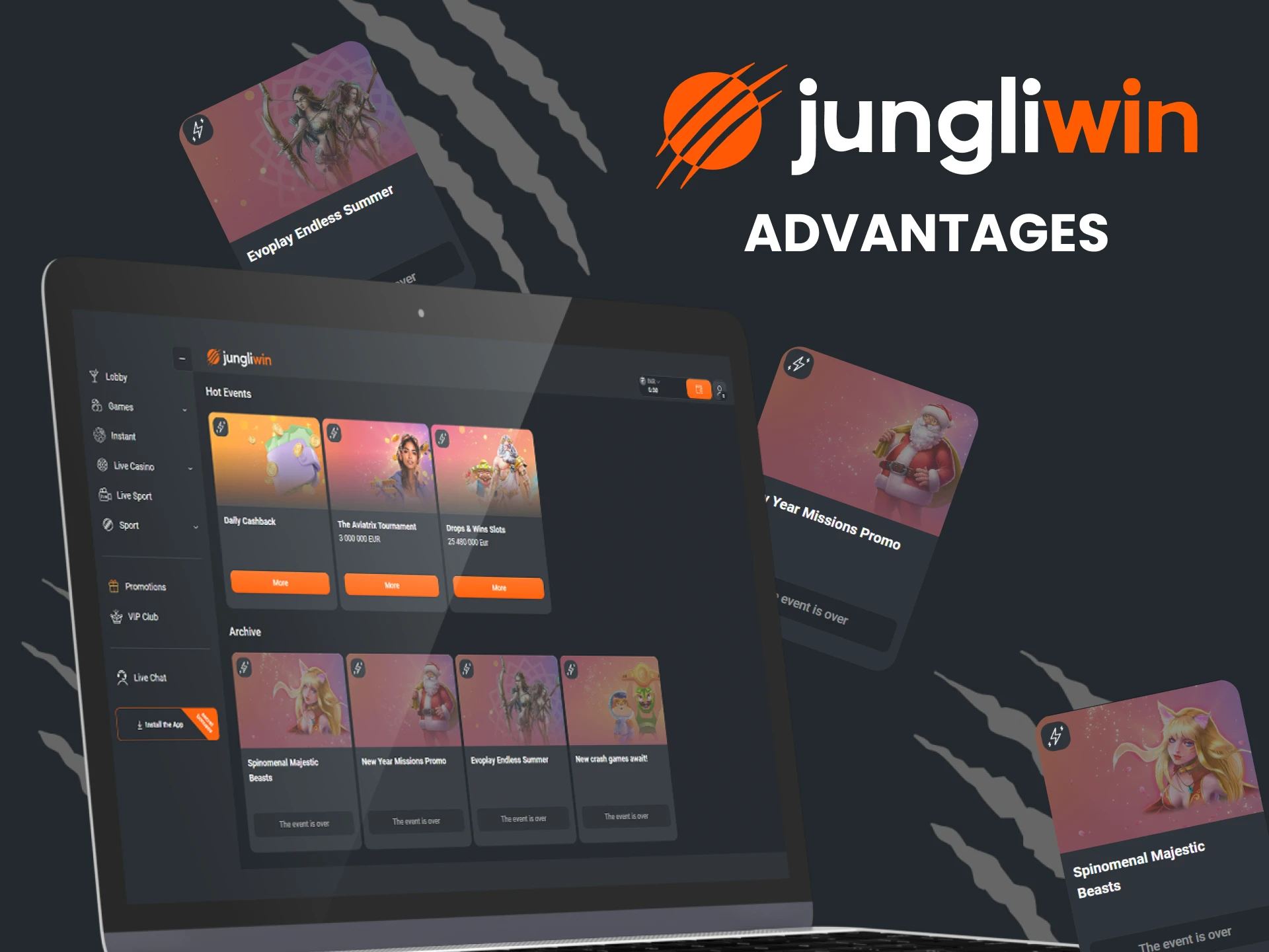 We will tell you about the advantages of the Jungliwin site.