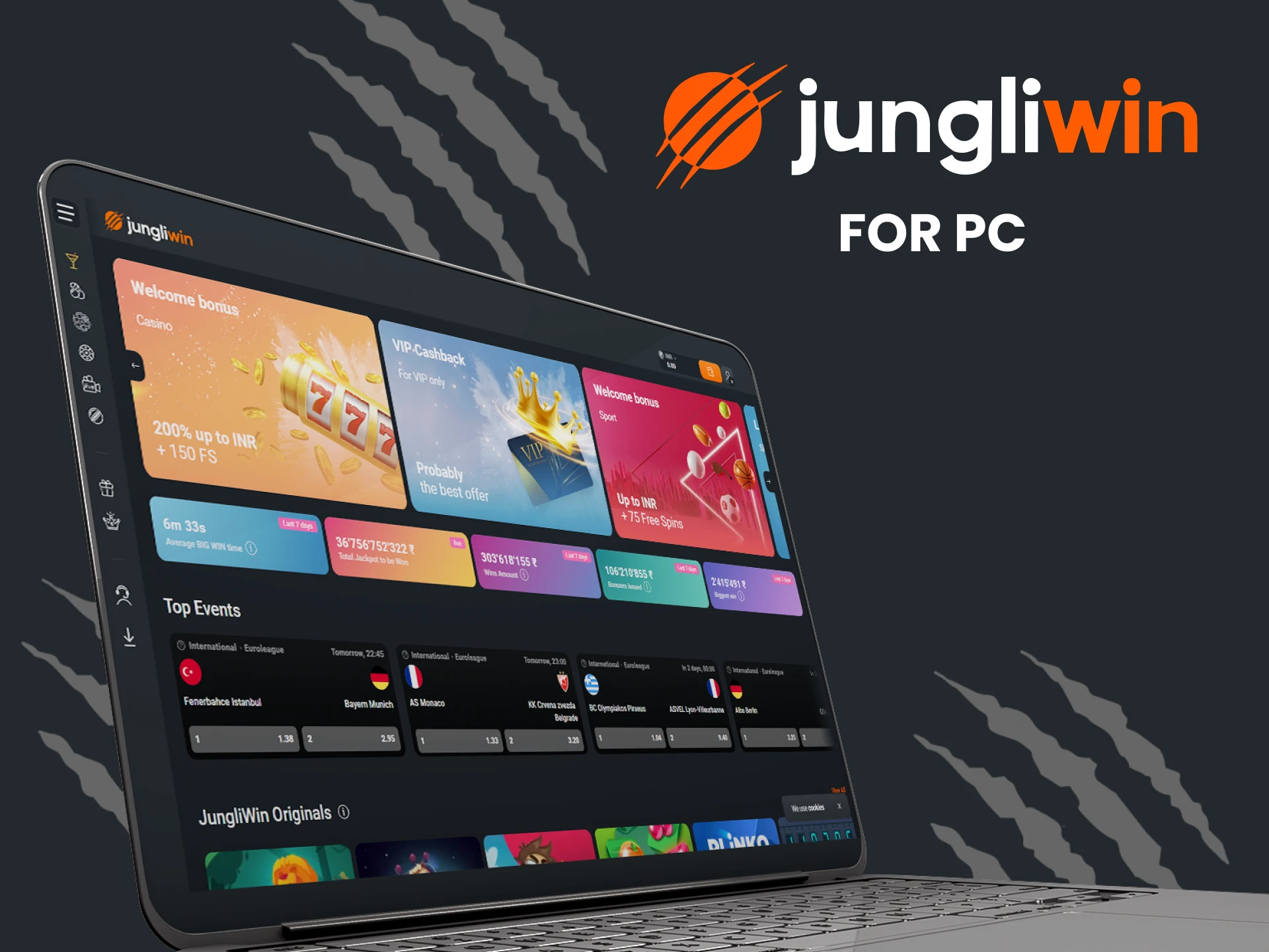 Use Jungliwin on PC.