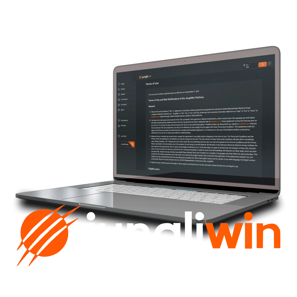 Please review the terms and conditions on the Jugnliwin website.